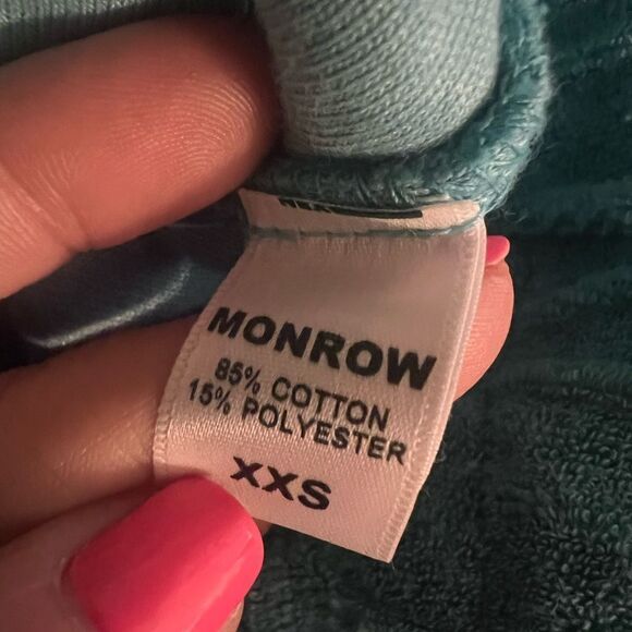 NWT Monrow terry cloth sleeveless tank top women's size xxs - Picture 5 of 11